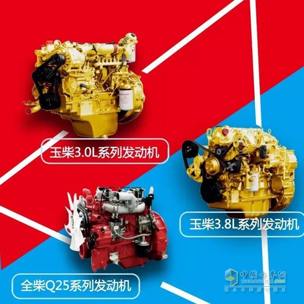 東風多利卡系列動力系統配置