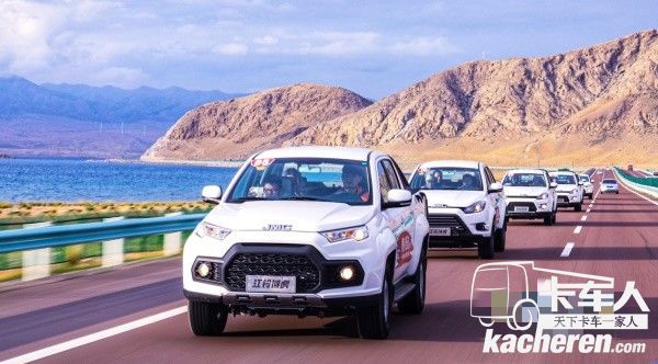 行駛整齊的江鈴國(guó)六域虎7