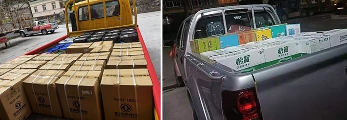 陽光服務挺進四川 東風商用車保障災區生命線