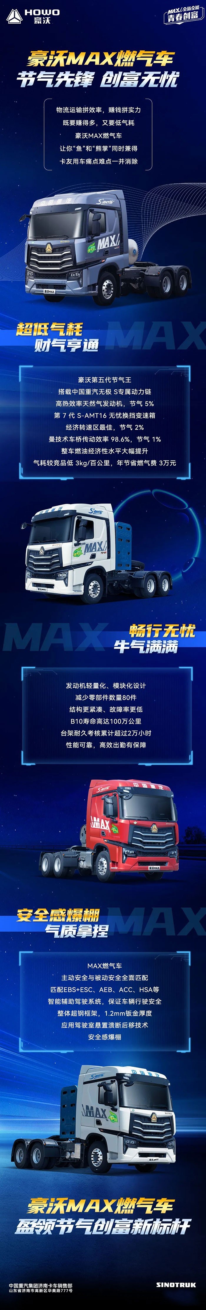 節氣先鋒 創富無憂 豪沃MAX燃氣車