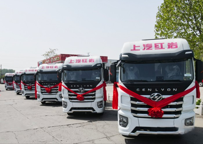 爭做零碳運輸典范，上汽紅巖純電動重卡批量交付邯鄲鋼鐵