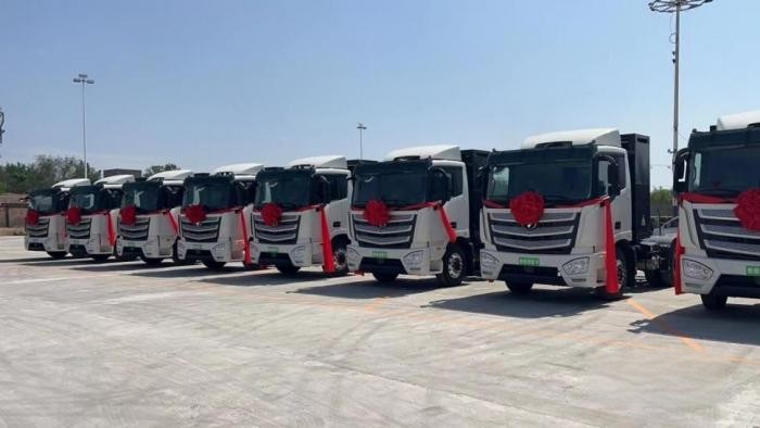 踐行雙碳 綠色升級！45臺歐曼智藍交付張宣科技 賦能鋼廠零碳運輸