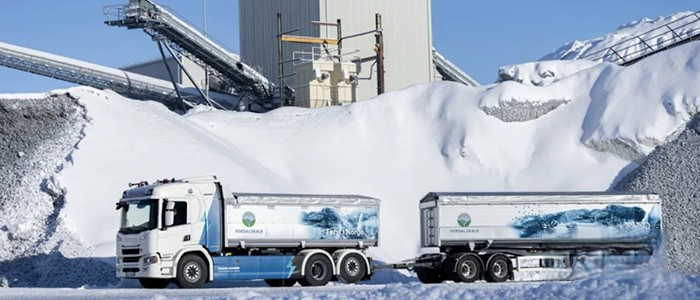 斯堪尼亞:挪威“重量級”純電動卡車總重66噸