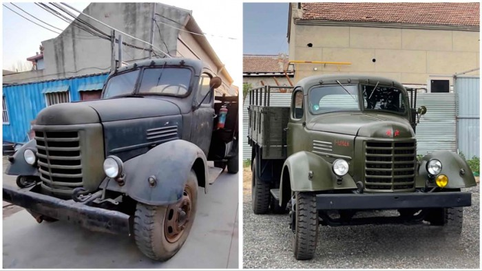 “老爺車天鷹”:修復(fù)老解放卡車 續(xù)寫(xiě)解放情懷