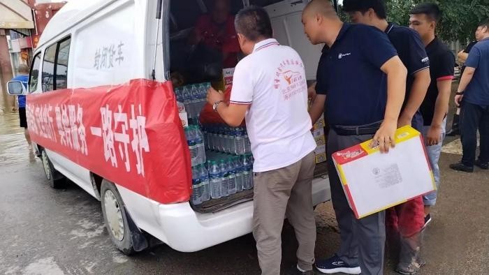 送物資進災(zāi)區(qū)，福田奧鈴全面開啟救援行動